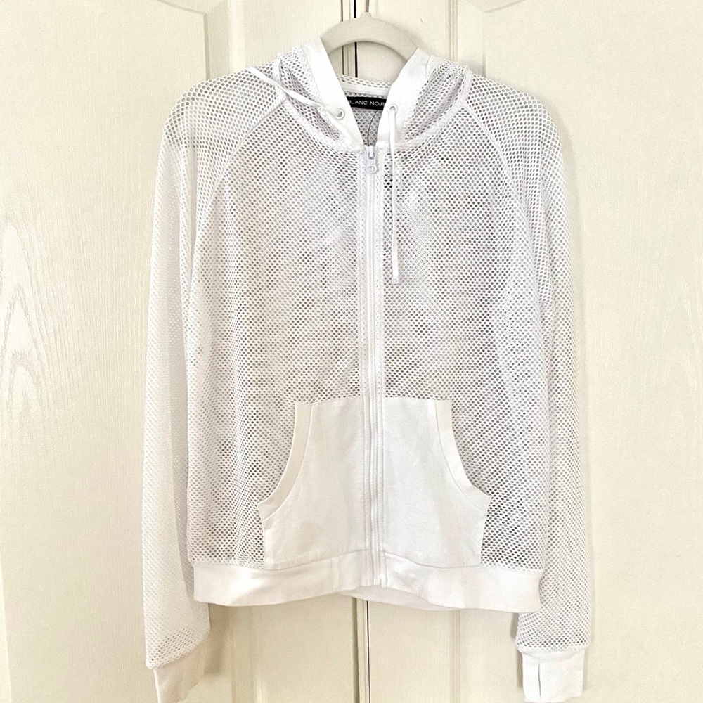 Blanc Noir Mesh Jacket
